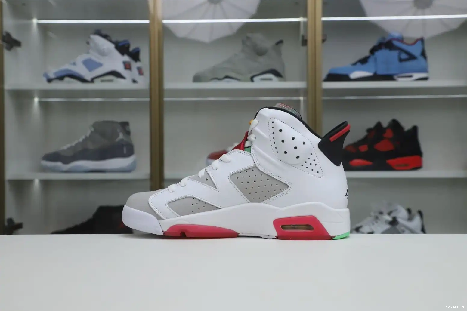 6 AIR RETRO JORDAN NEUTRAL Kimikick GREY 0628